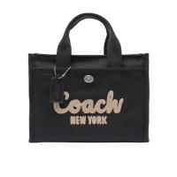 COACH蔻驰女士单肩包 精致流行双手柄可调拆卸肩带logo标识休闲手提包