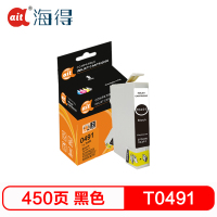 海得 T0491黑色墨盒 TI-T0491 适用爱普生R210 R230 R310 RX510 RX630 R350