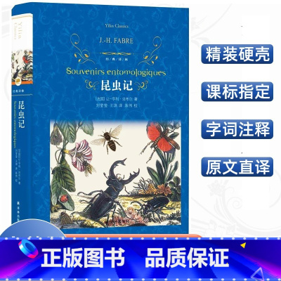 昆虫记 [正版]经典译林钢铁是怎样炼成的 傅雷家书 给青年的十二封信 昆虫记 名人传 寂静的春天原著未删减初中八年级阅读