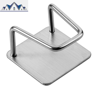 不锈钢海绵置物架 免打孔家用厨房水池钢丝球百洁布沥水架 三维工匠