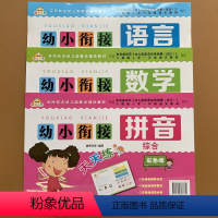 [正版]幼小衔接一日一练全套3册学前班数学语言拼音试卷4-5-6岁幼儿园大班升一年级数学测试卷幼升小10/100以内加