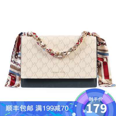 CAMILA&KORALI旗舰店小ck2021新款女包包单肩斜挎链条手提丝巾时尚流行小方包百搭潮流