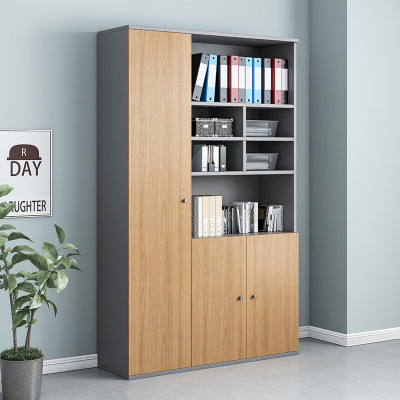 域赢办公家具文件柜档案柜板式书柜木质文件柜资料柜储物柜 三门