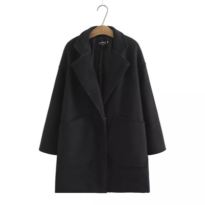 暖青汇2020冬季新款加肥加大码女装200斤胖mm修身显瘦韩版毛呢西装外套大码女装