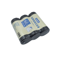 洁能尚 JNS-WY002 45*50cm 30只*3卷/包 加厚抽绳 垃圾袋 (计价单位:包) 黑色