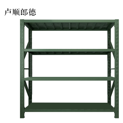 卢顺郎德农具摆放架器材存放架军绿色拆装盾牌货架2米存放架2000*600*2000