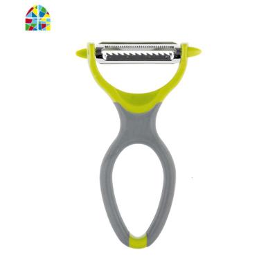 土豆丝刨丝刀刮丝器厨房蔬果切丝器家用三合一多功能刨丝器削皮刀 FENGHOU 贵族紫