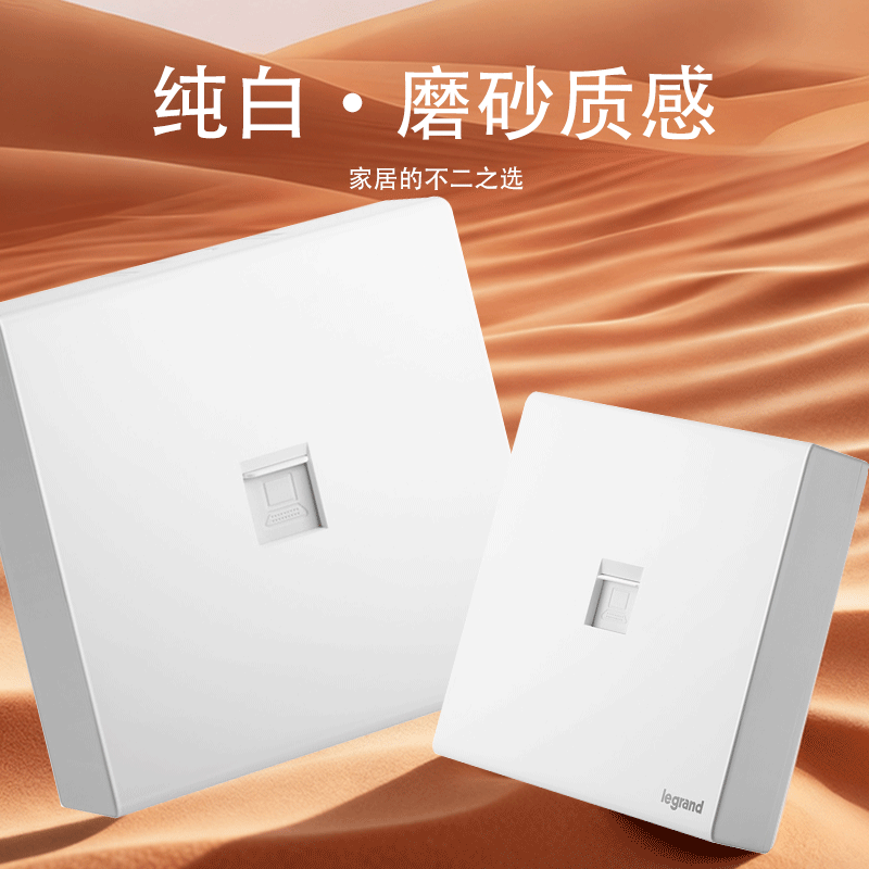 罗格朗 一位电脑插 明装 MP/C01 个