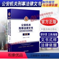 [正版]2024适用 公安机关刑事法律文书制作规范与法律依据 樊学勇 王燕 文书式样制作 刑事文书制作 中国法制出版社