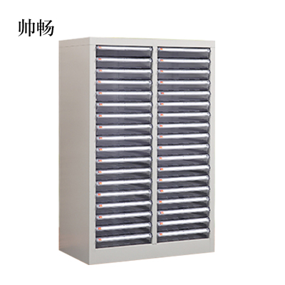帅畅文件柜抽屉式票据多层分类箱档案柜合同资料架烘焙收纳样品柜36抽无门柜