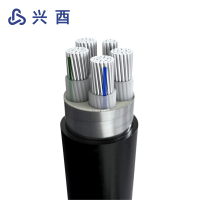 兴酉 铝芯铠装电缆 YJLV22-4*185 米
