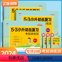 语文+数学+英语★3册 小学升初中 [正版]2024年53小升初总复习语文数学英语人教版真题卷资料必刷题专项训练五三5.