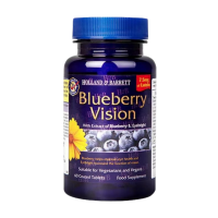 保税发-Holland & Barrett荷柏瑞护眼叶黄素蓝莓片60片呵护双眼缓解干涩眼疲劳学生党办公族中老年人适用