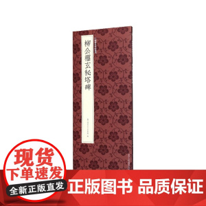 柳公权玄秘塔碑 柳公权楷书代表作高清原碑帖+近距离临摹可平摊毛笔书法字帖楷书入门临摹教材范本基础教程 正版中国历代碑帖丛