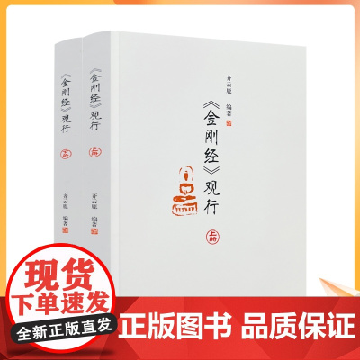 正版 金刚经观行 上下册 齐云鹿编著 宗教文化出版社 法会因由分 善现启请分 大乘正宗分 妙行无住分829页560千