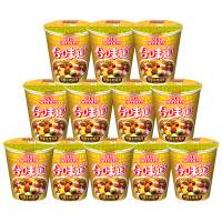 合味道(Cup noodles) 方便面组合装 杯面泡面快餐面 咖喱牛肉风味12杯整箱装