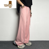 YANXU卫裤男士夏季垂感香蕉裤休闲灯笼阔腿运动拖地裤宽松美式潮流直筒