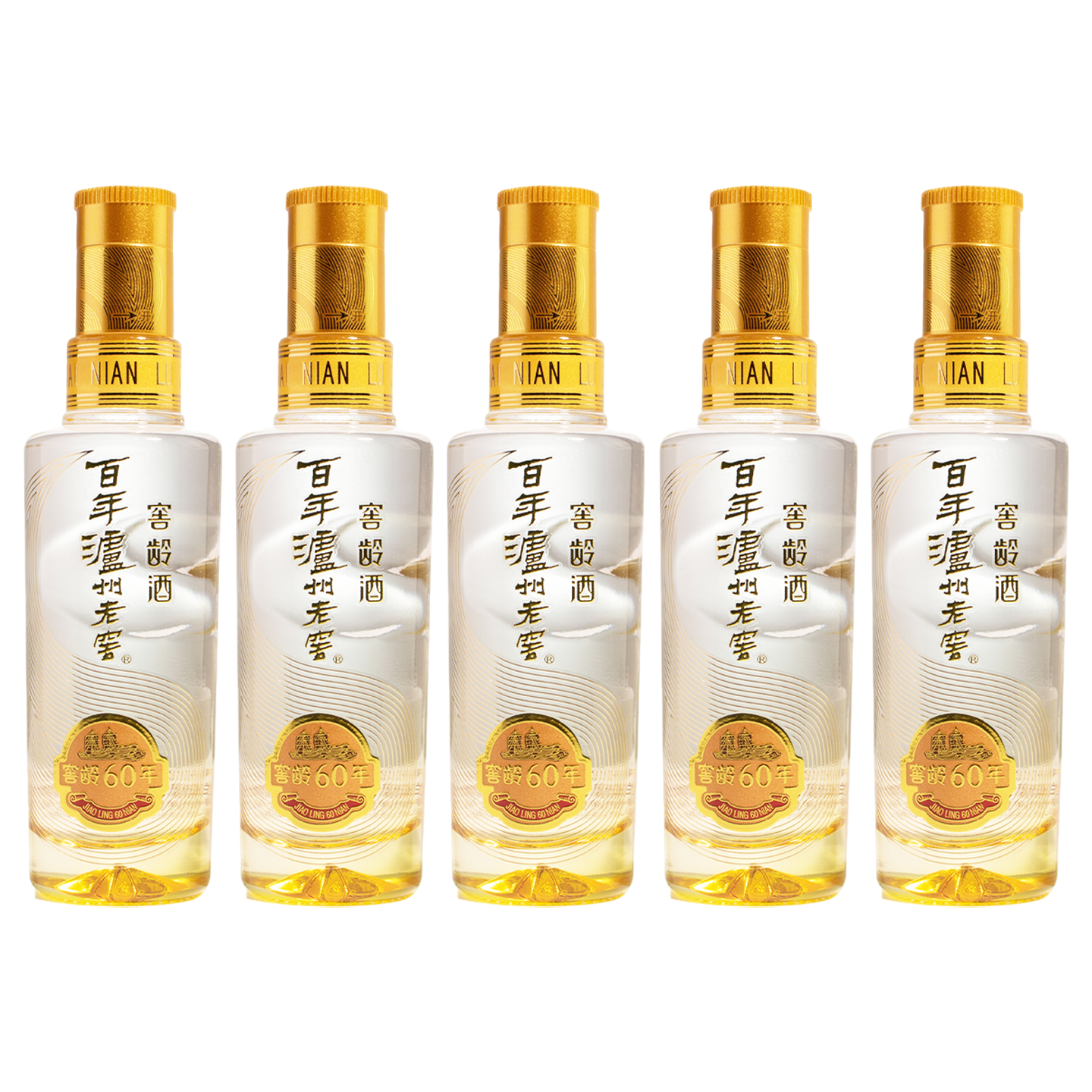 泸州老窖 百年老窖 窖龄60年52度100ml*5