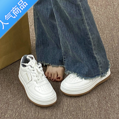 SUNTEK小白帆布板鞋女ins潮2023年春新款大头ulzzang小众厚底百搭运动鞋