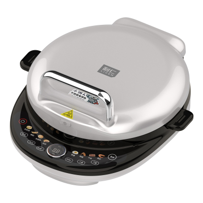 利仁LR-XGR3997 [双拆盘0涂层]电饼铛小钢人家用智能调火力早餐机不锈钢煎烤机