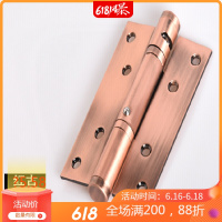 自闭合页隐形合页液压弹簧缓冲自动关闭器铰链不锈钢合叶 5寸不锈钢红古(一个的价格)