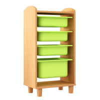 首指(SZ)西南桦·经典四层收纳柜/实木柜/MC-303-1