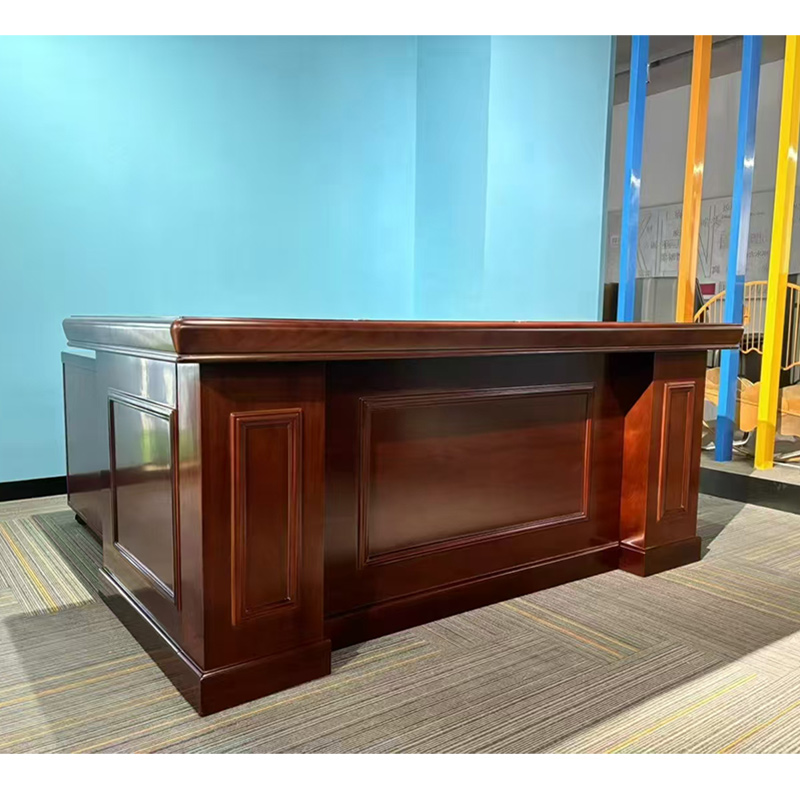 匡大中式油漆班台桌1.6米办公桌转角班台桌 LN-CT1601-1 (1600W*800D*760H)