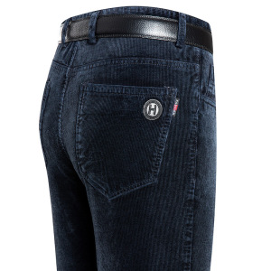 恒源祥灯芯绒裤男2025秋冬新款中年轻商务休闲裤男纯棉直筒裤子男