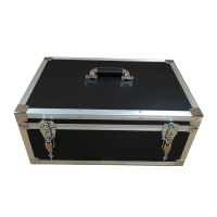 手机收纳箱带锁铝合金箱 60支竖放手机箱(配挂锁)