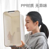 家柏饰(CORATED)厨房收纳筐冰箱塑料盒衣服篮子化妆品置物篮衣柜内衣内裤储物