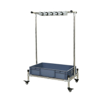 翌嘉 YJ5091928 拖把架 5挂单面灰盆移动款 660*420*1100mm