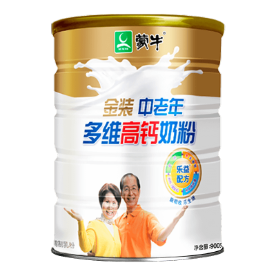 蒙牛金装中老年多维高钙奶粉900g悠瑞 新老包装随机发货