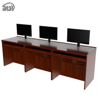 凯航三人办公桌升降桌KH-SRSJS2个