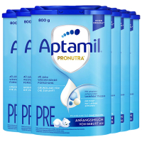 [6罐装]Aptamil德国原装进口爱他美经典版pre段0-6个月婴幼儿配方奶粉800g