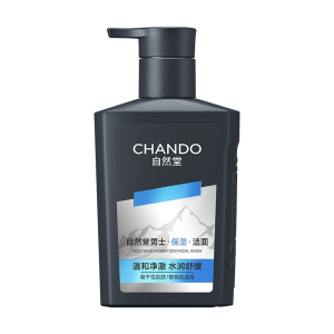 (CHANDO)自然堂男士洁面洗面奶 舒缓保湿氨基酸洁面乳160ml 深层清洁