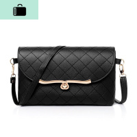 女包挎包单肩包女士包包2020新款百搭韩版时尚斜跨包女包潮小包包NEW LAKE 黑色-FY女士单肩包