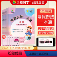 寒假衔接一本通+337晨读 小学一年级 [正版]2024版小橙同学寒假衔接一本通小学寒假作业30天计划一升二升三升四升五