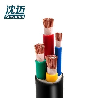 沈迈 铜芯通用软电缆 ZR-RVVZ-0.6/1KV-3*6+1*4平方/米