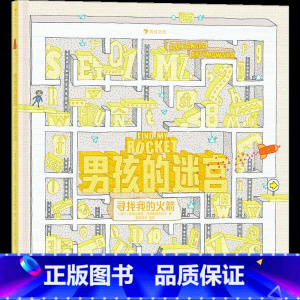男孩的迷宫2:寻找我的火箭 [正版]迷宫大侦探皮埃尔男孩的迷宫威利在哪里成为大侦探 3-9岁儿童益智玩具迷宫书解谜游戏