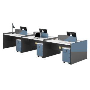 迅众 3600*1200*800mm六人位含柜 办公家具简约屏风工作位职员办公桌简约屏风工作位职员桌 六人位含柜