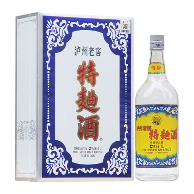泸州老窖特曲60版52度1000ml*1瓶礼盒装浓香型白酒