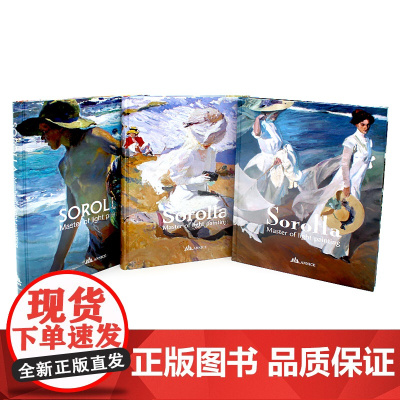 [英文原版] Sorolla Master of light painting 索罗拉油画画集人物沙滩海边风景肖像艺术油