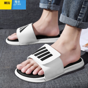 聚范夏季拖鞋男士特大码脚肿45高脚背防滑46胖脚宽肥加肥宽加大号凉拖