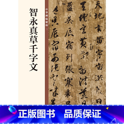 [正版]书籍智永真草千字文(中华碑帖精粹)