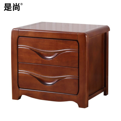 橡木 实木床头柜 550*400*480 MM 一个