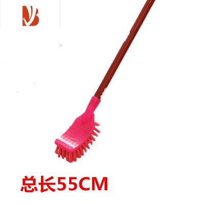 三维工匠地刷硬毛长柄家用卫生间浴室瓷砖厨房户外地板刷地扫把清洁刷子