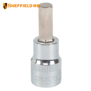 钢盾(SHEFFIELD) S015306 12.5mm系列公制6角旋具套筒H6[家用]