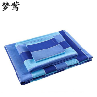 梦莺 三件套 蓝白条 套