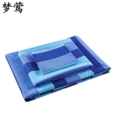 梦莺 三件套 蓝白条 套