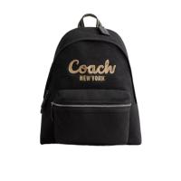 COACH女士休闲运动背包大容量便携多层拉链设计顶部提手可调肩带